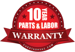 10-Year HVAC Warranty - Cuesta's Air Conditioning & Heating, Inc